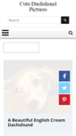 Mobile Screenshot of cute-dachshund-pictures.com